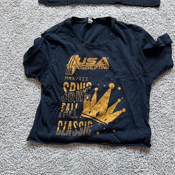 Powerlifting cropped t shirts - Picture 3 of 3
